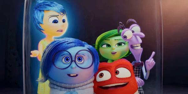 Joy Sadness Anger and Fear Gathered Together in Inside Out 2